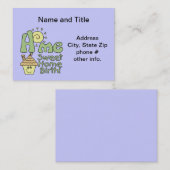 Naam en titel visitekaartje (Voorkant / Achterkant)