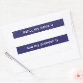 Naam en voornaamwoord Labels (Envelop)