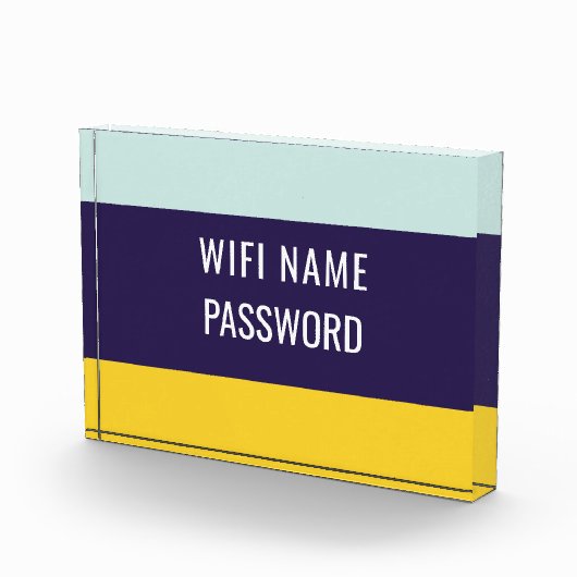 Naam en wachtwoord van Beach Wifi Fotoblokken (Rechts)