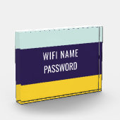 Naam en wachtwoord van Beach Wifi Fotoblokken (Links)