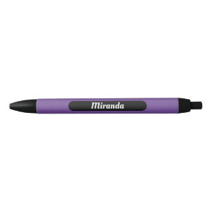 Naam Etiket Aangepaste Paars Eigenschap Pen