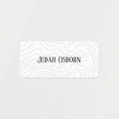 Naam Etiketten voor kleding Labels (Design 1)