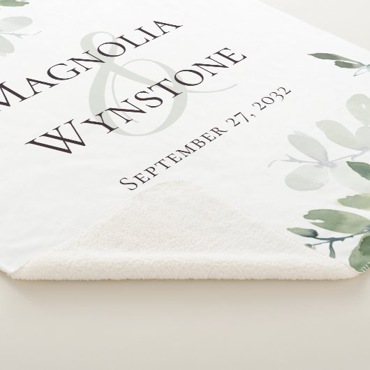 Naam Eucalyptus Couple Datum Sherpa Deken (3/4)