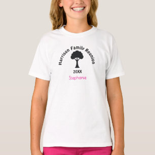 Naam, Familiebijeenkomst Kinderen-Jeugd XS-XL Wit T-shirt