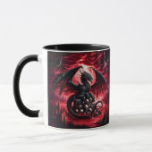 Naam, Fantasy Vuurdraak met Schedels Mok (Links)