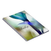  naam Floral Spiral Foto Notitieboek (Rechterzijde)