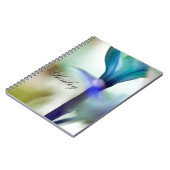  naam Floral Spiral Foto Notitieboek (Linkerzijde)