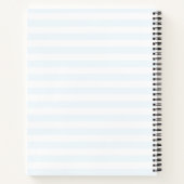 Naam Flower Bicycle Cute Pastel Hipster Notitieboe Notitieboek (Achterkant)