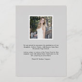 Naam Folie | Aankondiging van twee foto-Afstuderen (Achterkant)