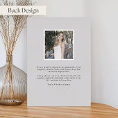 Naam Folie | Aankondiging van twee foto-Afstuderen