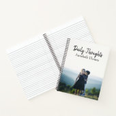 Naam & foto invoegen "Dagelijkse gedachten" Journa Notitieboek (Binnen)