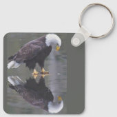 Naam, foto of logo Gefeliciteerd Amerika Sleutelhanger (Achterkant)