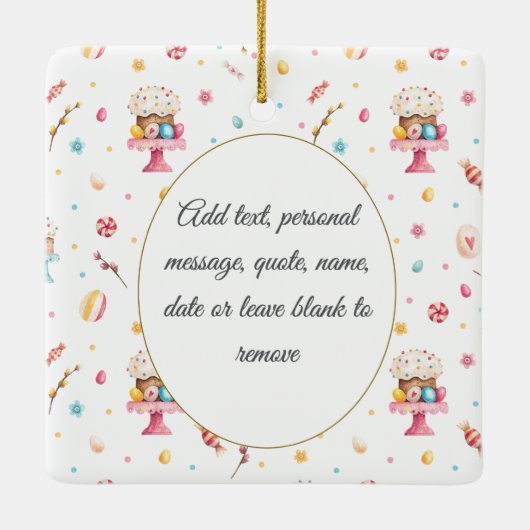 Naam Foto | Passen getrouwd houden onze eerste paa Keramisch Ornament (Achterkant)