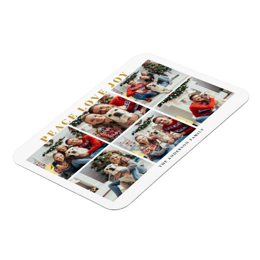 Naam fotocollage magneet (Linkerzijde)