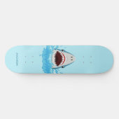 Naam Funny Shark Persoonlijk Skateboard (Horizontaal)