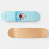Naam Funny Shark Persoonlijk Skateboard (Horizontaal)