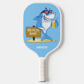 Naam Funny Shark Pickleball Paddle (Voorkant)