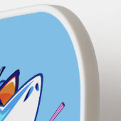 Naam Funny Shark Pickleball Paddle (Links Detail)