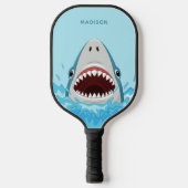 Naam Funny Shark Pickleball Paddle (Voorkant)