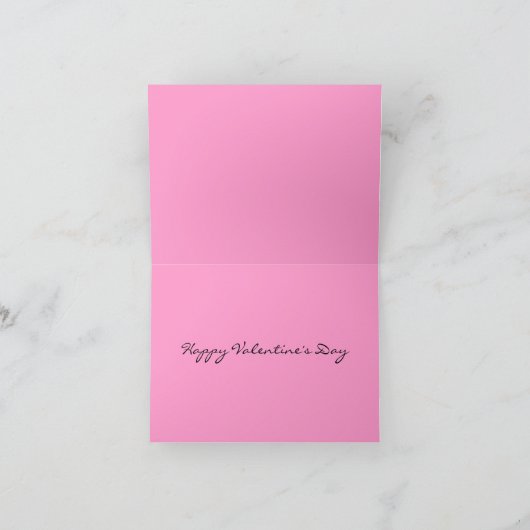 Naam gaat in lint hart Tattoo Valentijns Kaarten (Binnen)