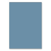 Naam Gast Maaltijdkeuze Dusty Blue Place Card Kaart (Achterkant)