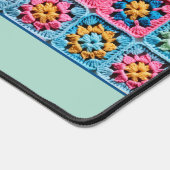  naam gehaakte Granny Square Bureaumat (Hoek)