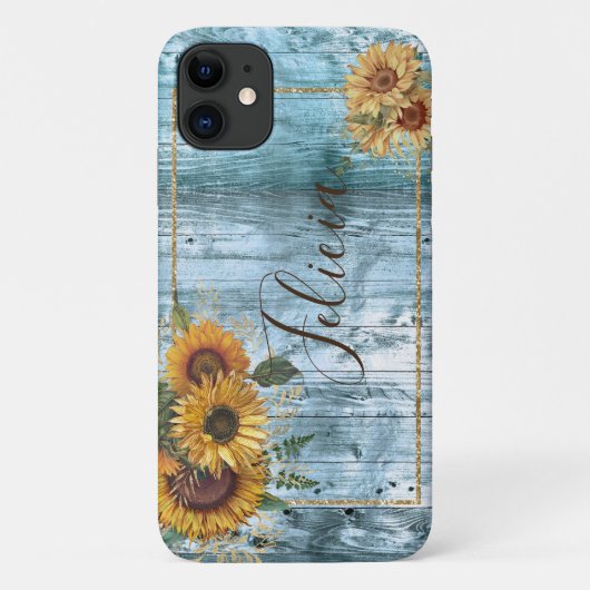 Naam Gele zonnebloem Case-Mate iPhone Case (Achterkant)