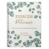 Naam Gepersonaliseerd 2023 JW Oefengeduld Notitieboek (Voorkant)