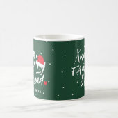 Naam gepersonaliseerd kerst familie squad script koffiemok (Center)