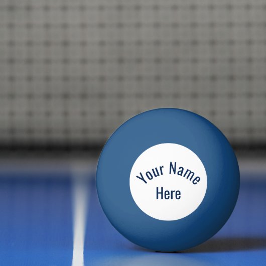 Naam Gepersonaliseerd Pingpongbal (Net)