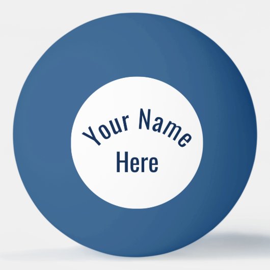 Naam Gepersonaliseerd Pingpongbal (Voorkant)