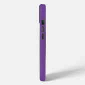 Naam gepersonaliseerde donkere lavendel Case-Mate iPhone case (Achterkant / Links)