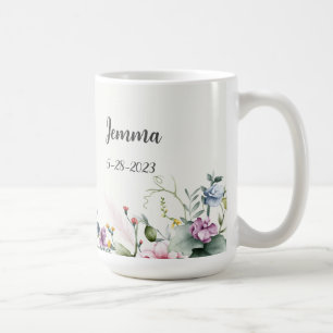 Naam Gepersonaliseerde JW Gepersonaliseerde Doop 2 Koffiemok