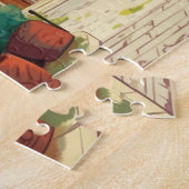 Naam Gepersonaliseerde Kinderen Legpuzzel (Zijkant)