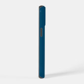 Naam Gepersonaliseerde Ocean Blue iPhone 15 Case (Rechterkant)