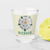 Naam, Gepluimde Yorkshire Witte Roos, Shot Glas (Voorkant)