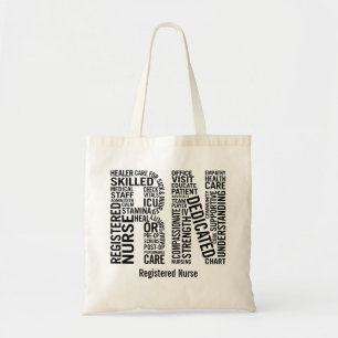 Naam geregistreerde verpleegster RN aanpassen Tote Bag