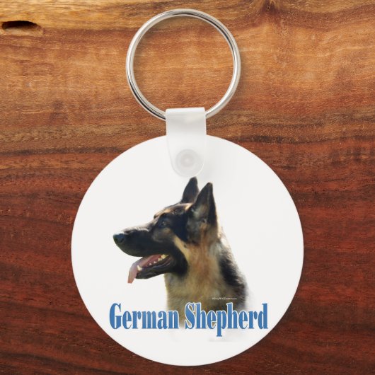 Naam German Shepherd Sleutelhanger (Voorkant)