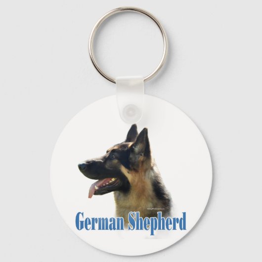 Naam German Shepherd Sleutelhanger (Achterkant)