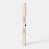 Naam Girly Brush Script 3 Foto Blush Roze iPhone 16 Hoesje (Rechterkant)