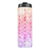 Naam glaswerker thermosbeker (Voorkant)