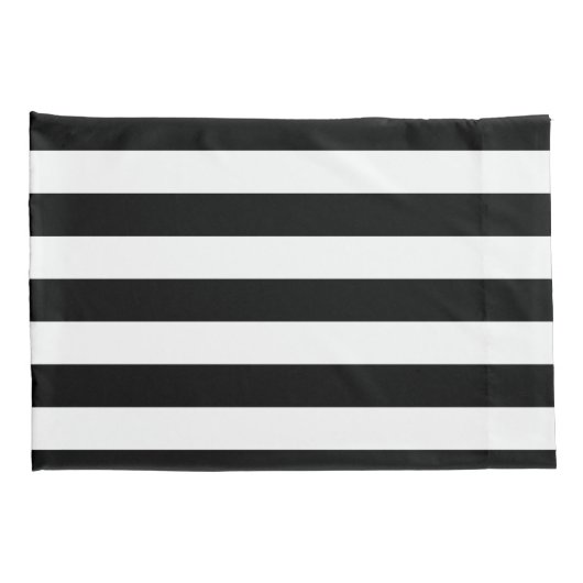 Naam Gold Heart Black White Stripes Pattern Kussensloop (Achterkant-Rechts)