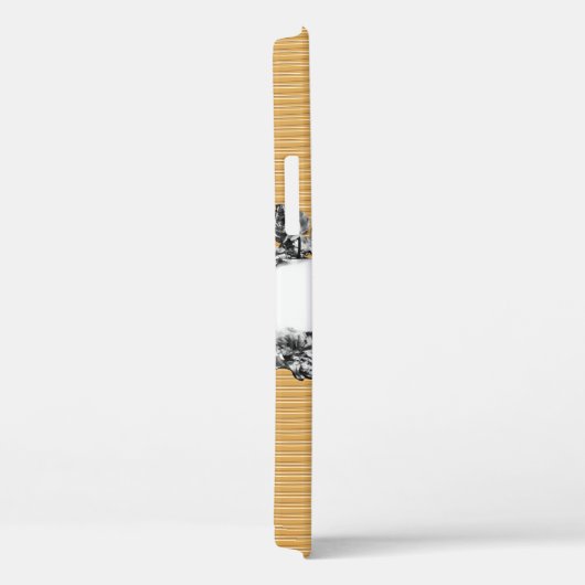  naam Gold Rozen Chic Monogram Luxe Case-Mate iPhone Case (Achterkant / Rechts)