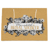  naam Gold Rozen Chic Monogram Luxe Groot Cadeauzakje (Voorkant)