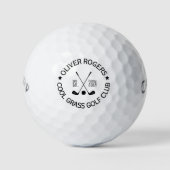 naam Golf Club Ball Golfballen (Voorkant)