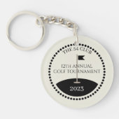 Naam golftoernooi Club Sleutelhanger (Voorkant)