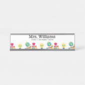 Naam, Grade Level, Leraar Waardering, Aangepast Bureau Naambordje (Voorkant)