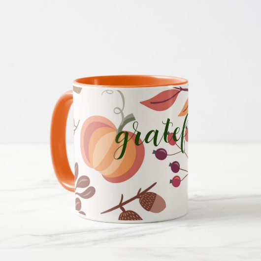 Naam, Grateful Autumn 11oz Combo Beverage Mok (Voorkant links)