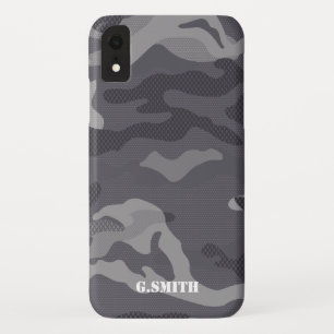 Naam  Gray Texture Camouflage Pattern Camp uw Case-Mate iPhone Case