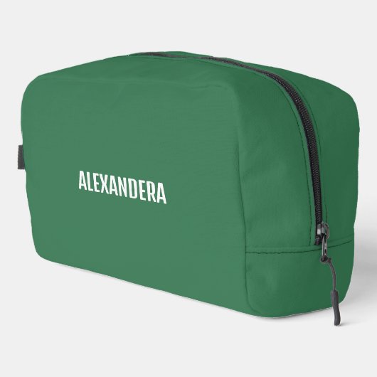 Naam Groen Kamp Bachelorette Party Bruid Toilettasje (Rechterhoek)